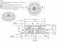 19033 - Pulley - Double Idler, Deluxe Trimmer
