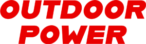 Bold red text displaying 'OUTDOOR POWER' in uppercase letters.